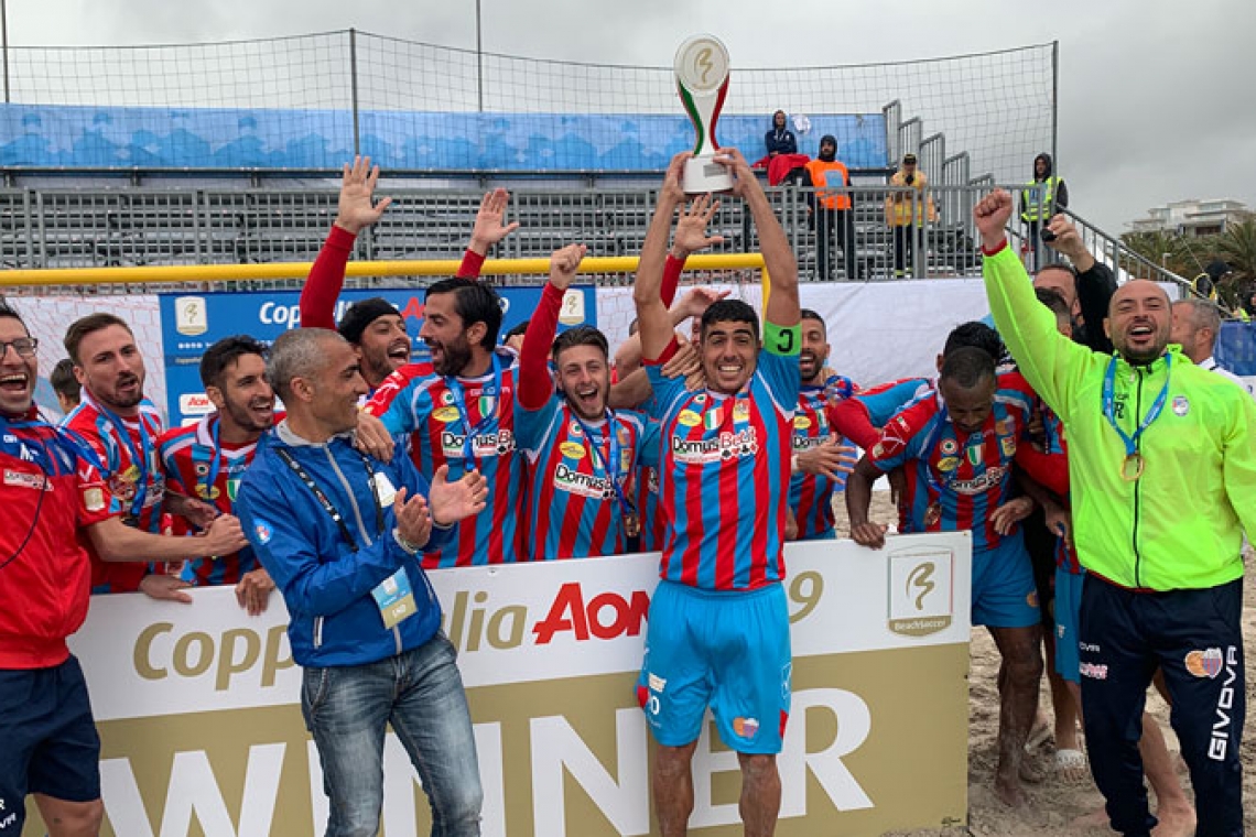 Il Catania conquista la Coppa Italia AON