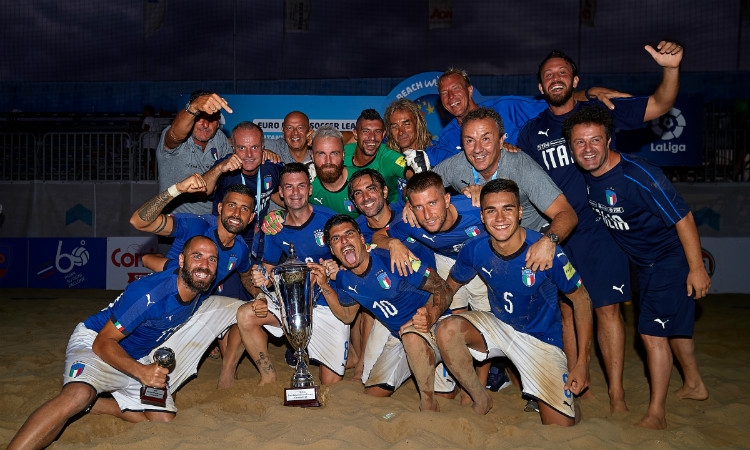 Euro Beach Soccer League: L’Italia batte la Bielorussia e conquista la tappa di Catania