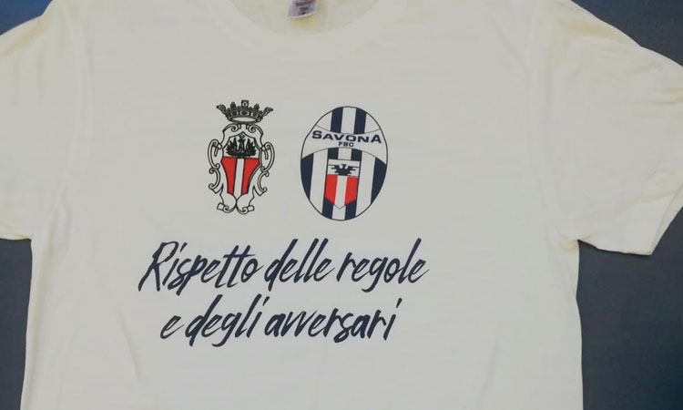 “Rispetto e avversari“: la maglietta speciale per il match Vado-Savona