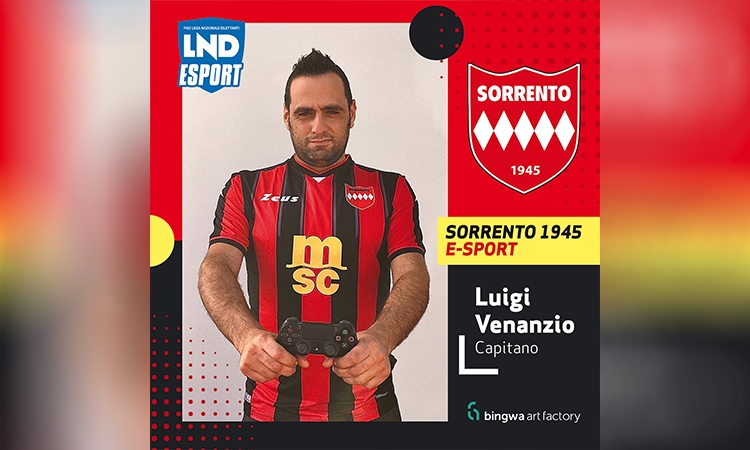 Luigi Venanzio, Sorrento eSport: "Ho i colori rossoneri tatuati sulla pelle e sono carico per questa nuova avventura"