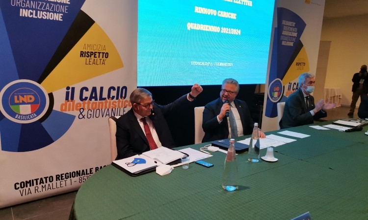 La Basilicata designa Sibilia a presidente LND e conferma Rinaldi alla guida del calcio lucano