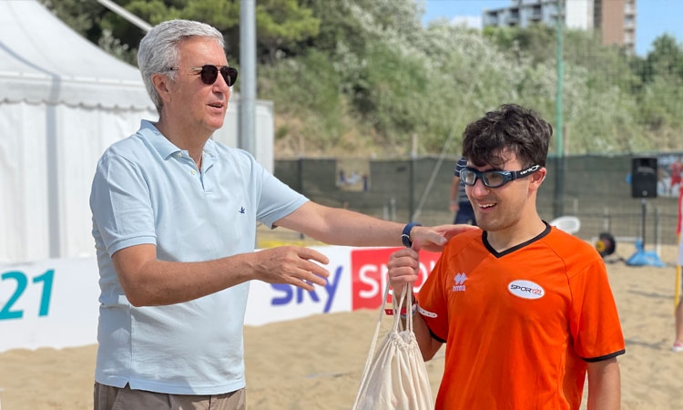 Beach soccer LND  e Sport 21FVG insieme per uno sport inclusivo