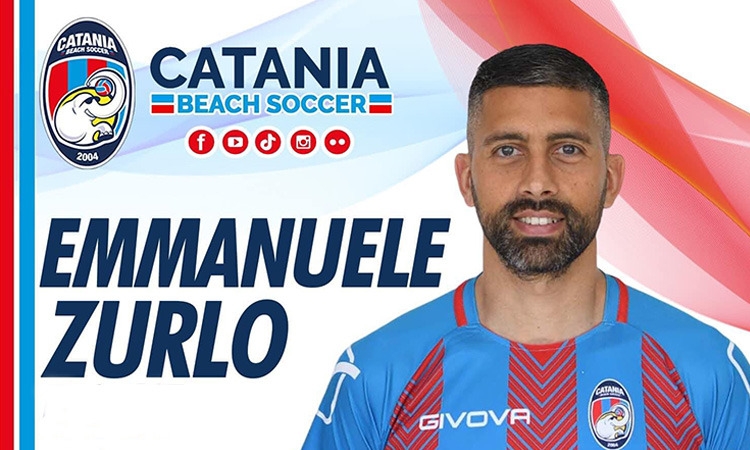 Emmanuele Zurlo: nona stagione consecutiva con la maglia del  Catania Beach Soccer