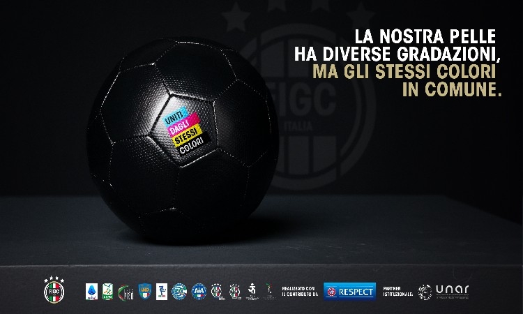 #UnitiDagliStessiColori: FIGC e LND rinnovano l'impegno contro la discriminazione razziale