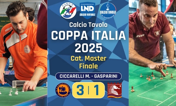 Un nuovo capitolo per il calcio da tavolo: la finale della Coppa Italia 2025 sbarca sul canale Twitch della LND Calcio Virtuale