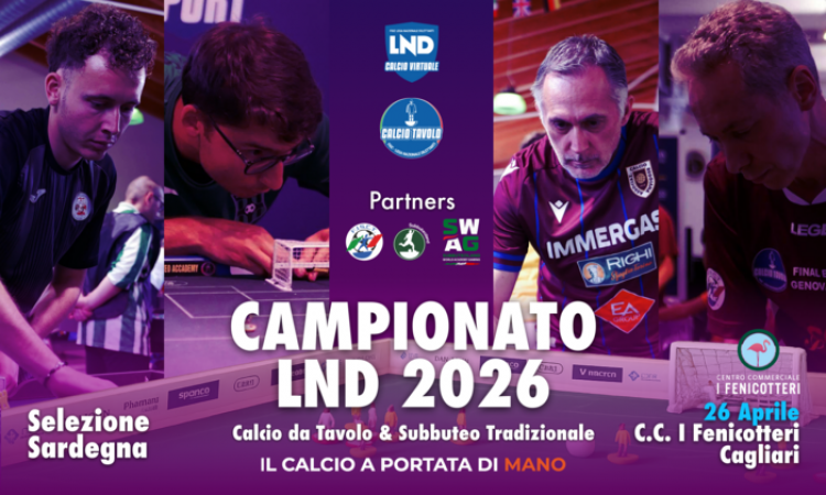 Calcio da Tavolo: la Sardegna scende in campo a Cagliari