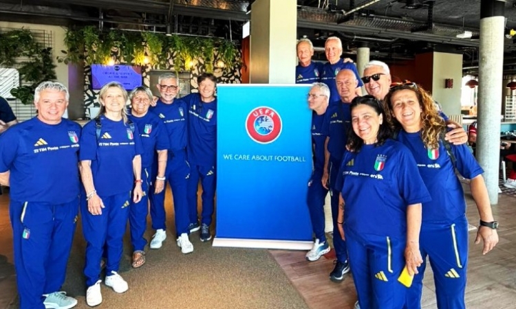 Walking Football, storico argento dell'Italia alla UEFA EURO Cup. 